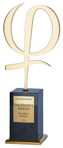 PhiBrows Meilleure Artist 2018 - Daniela DJUKIC